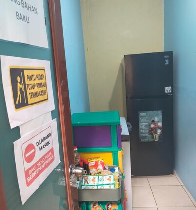 Ruang Bahan Baku — Angelica Foodservice